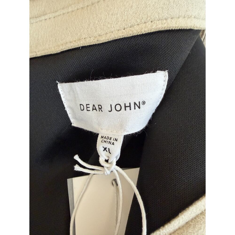NWT Dear John BOUTIQUE Oversized Ivory Faux Suede Jacket / Shacket XL #0252 XL - Picture 6 of 9